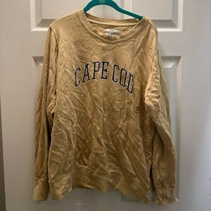 Cape Cod Men's Crewneck Sweater - Tan